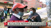 Desalojan a vecinos de la zona Las Nieves por riesgo de deslizamientos de sus viviendas