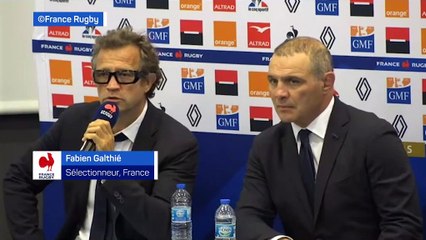 XV de France - Galthié : "On a beaucoup travaillé l'association Jalibert-Ntamack"