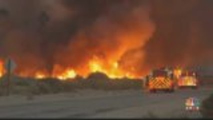 Golf Club and Cat Rescue Worried During Fire Desert Hot Springs Fire