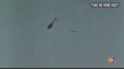 Vietnam Vet Visits Huey on Display