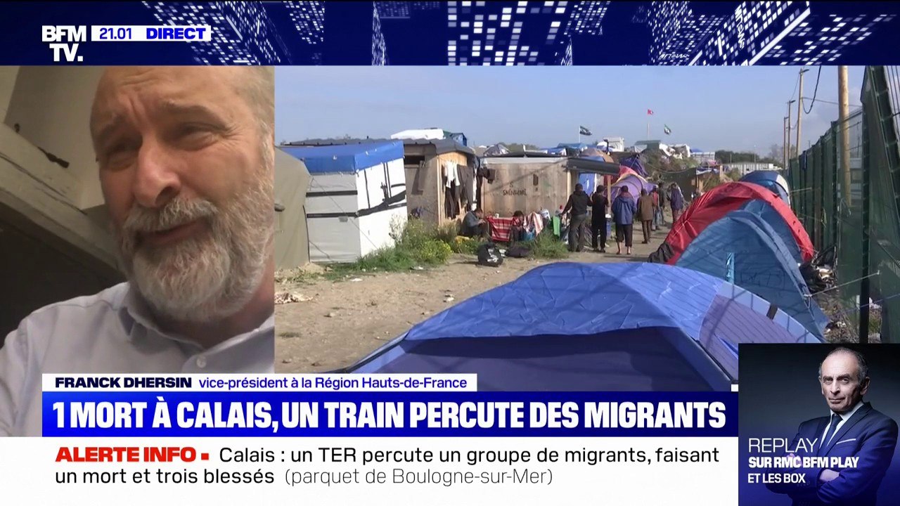 Calais: un TER a "heurté un groupe de migrants érythréens", "un jeune d'une vingtaine d'années a été tué", selon le vice-président des Hauts-de-France