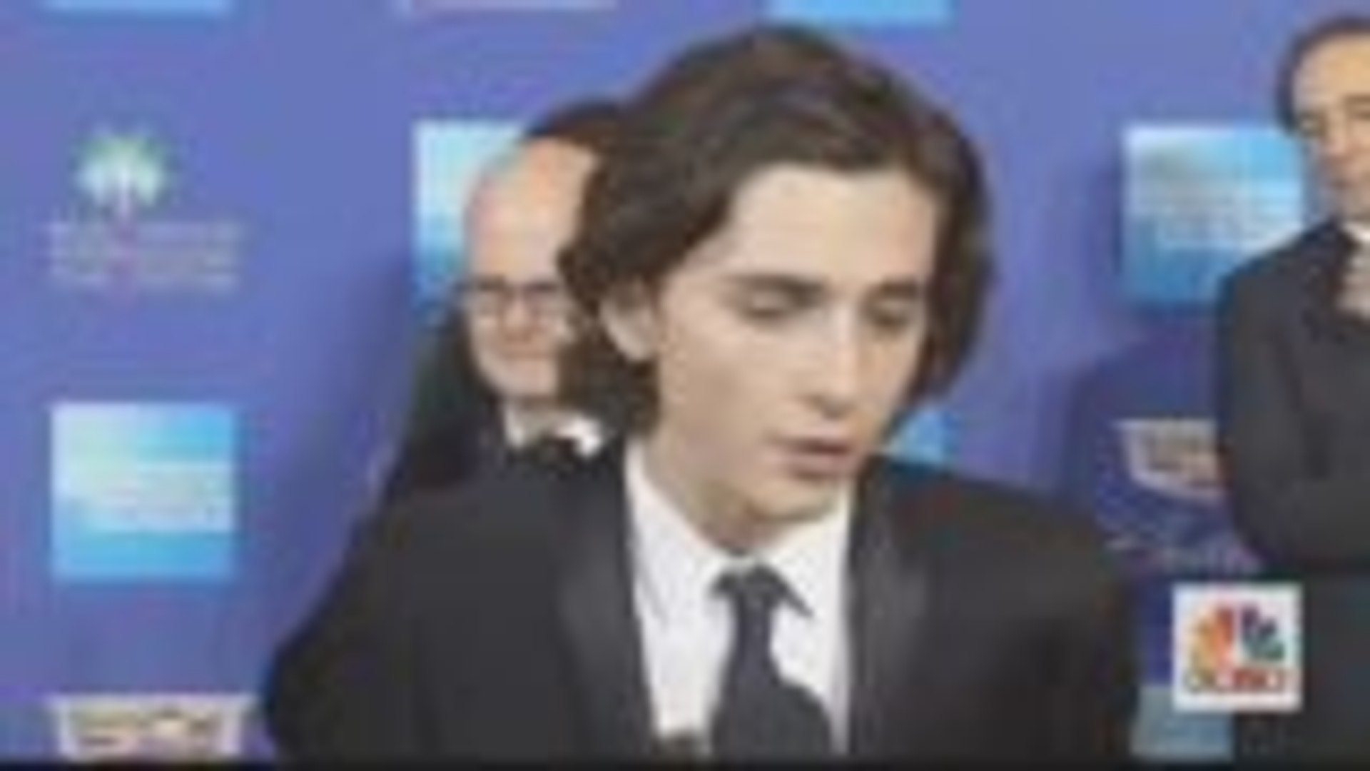 Psiff Awards Gala Call Me By Your Name S Timothee Chalamet Video Dailymotion