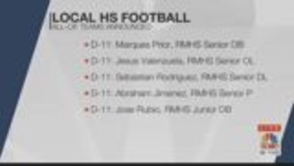 11 Local Football Players Name to All-CIF Teams