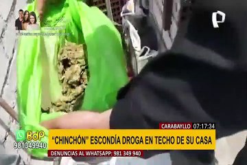 PNP interviene vivienda de microcomercializador de drogas en Carabayllo