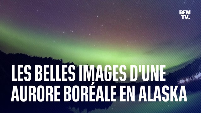 Les superbes images d'une aurore boréale en Alaska