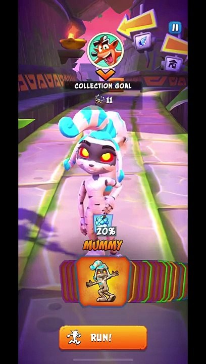 Mummy Coco Bandicoot Skin Gameplay - Crash Bandicoot: On The Run!