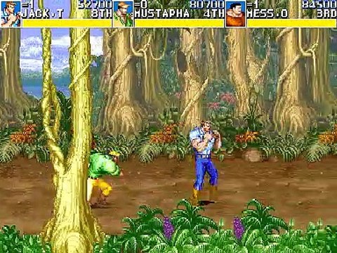 Cadillacs and Dinosaurs online multiplayer - arcade