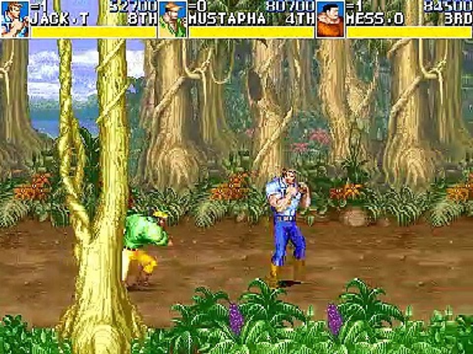 Cadillacs and Dinosaurs online multiplayer - arcade