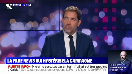 Christophe Castaner: "Je crains une campagne assez pourrie qui se construise sur de fausses informations" sur les réseaux sociaux