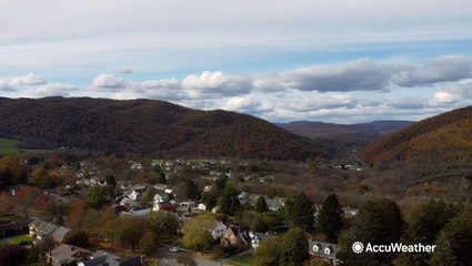 Spinning up some bright fall colors in Pennsylvania