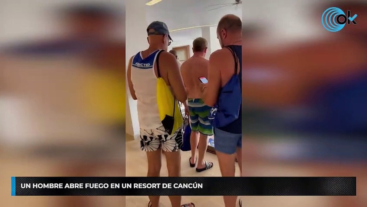 Un hombre abre fuego en un resort de Cancún