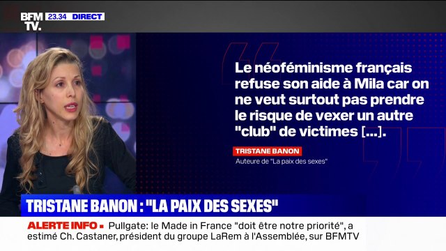Tristane Banon: Quand on prône un féminisme universaliste, on est traité de fasciste d'extrême droite