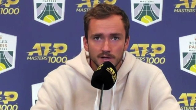 ATP - Rolex Paris Masters 2021 - Daniil Medvedev : Quand je pense à Carlos Alcaraz et Hugo Gaston, c'est que je ne suis pas jeune !