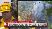 Incendio en Pilón Lajas se encuentra controlado según bomberos forestales