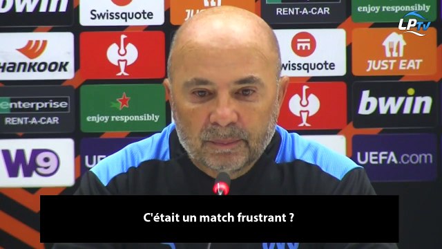Sampaoli : En Europa League, la chance n'est pas avec nous