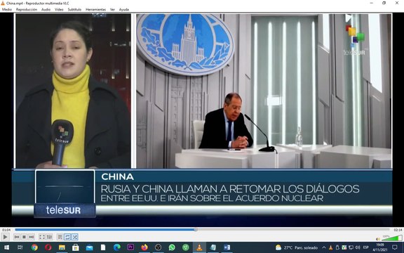 Cancilleres de China y Rusia dialogan sobre solución al acuerdo nuclear de Irán y EE.UU.