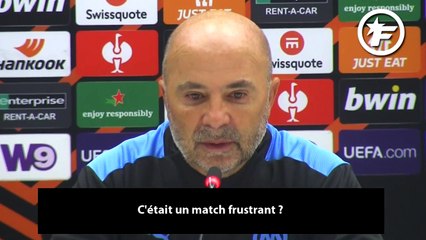 Sampaoli : "En Europa League, la chance n'est pas avec nous"