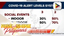 NCR, nasa Alert Level 2 na simula ngayong araw hanggang Nov. 21