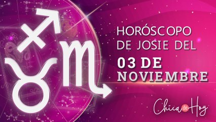 Horóscopo de hoy viernes 5 de noviembre de Josie Diez Canseco