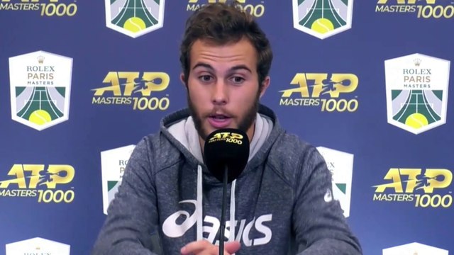ATP - Rolex Paris Masters 2021 - Hugo Gaston est en quarts : C'était quelque chose de dingue de jouer devant un public comme ça
