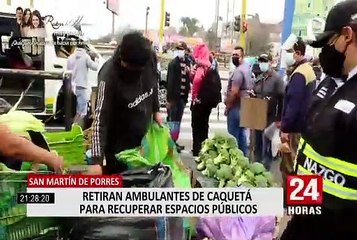 SMP: retiran a comerciantes informales de Caquetá para recuperar espacios públicos