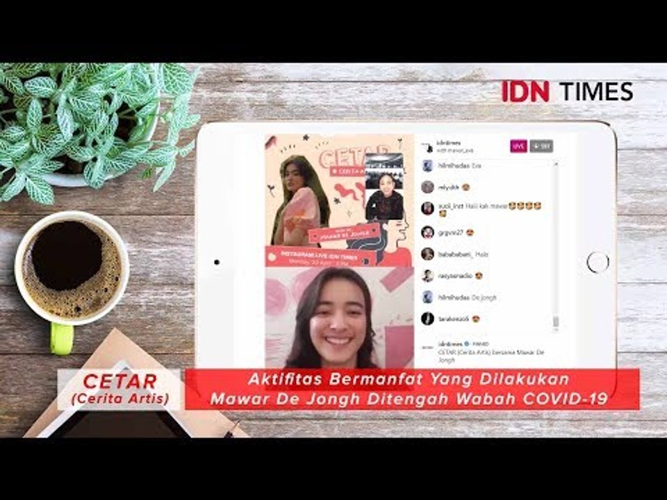 CETAR - CERITA ARTIS BERSAMA MAWAR DE JONGH SEPUTAR AKTIFITASNYA DI TENGAH WABAH COVID-19