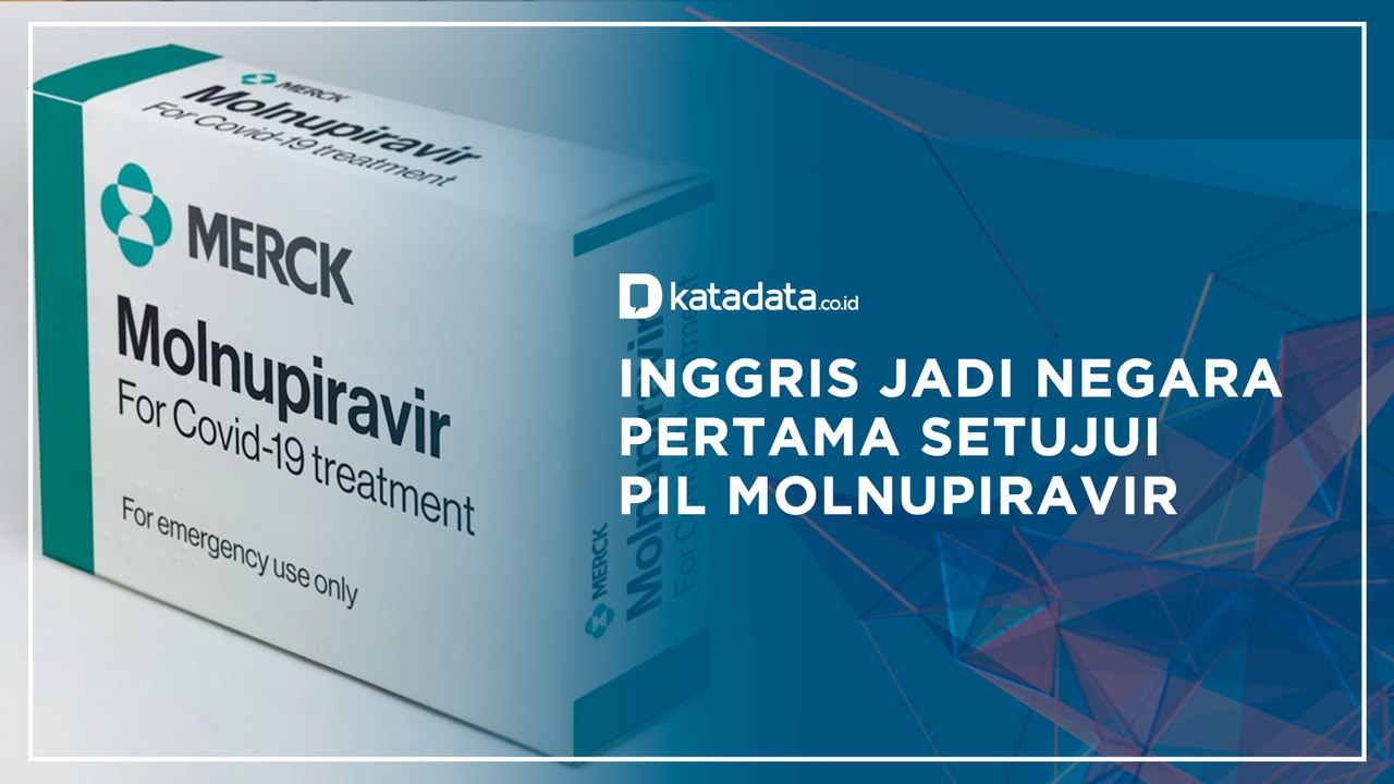 Inggris Jadi Negara Pertama Setujui Pil Molnupiravir | Katadata Indonesia