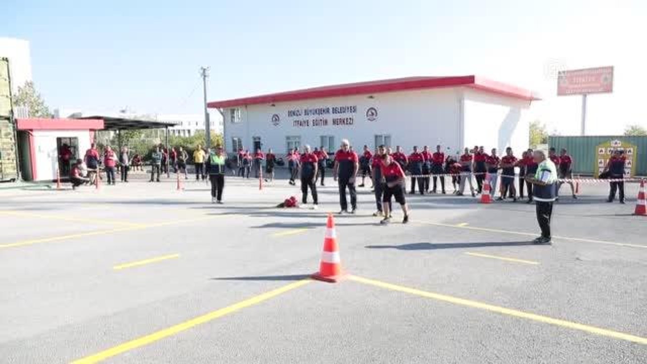 İtfaiye personeline eğitim verildi