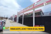 Roban leche, aceite, cereales y fideos de Qali Warma en Tumbes
