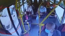 Altın hırsızlarını otobüs kamerası böyle ele verdi