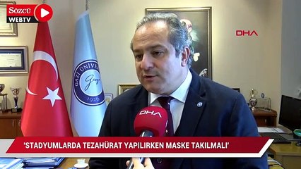 Bilim Kurulu üyesi İlhan: Stadyumlarda tezahürat yapılırken maske takılmalı