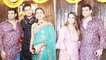 Sargun Mehta With Hubby Ravi Dubey, And Anita Hassanandani At Karan Patel Diwali Party Of 2021