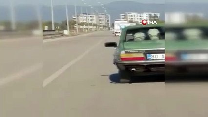 Bu otomobili trafikte görenler gözlerine inanamadı