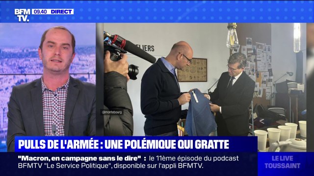 Polémique sur la production étrangère des pulls de l'Armée française: les politiques s'indignent