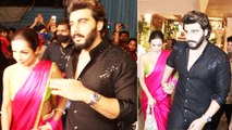 Arjun Kapoor Protects Malaika Arora From Paparazzi At Diwali Party