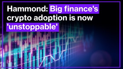 Hammond: Big finance's crypto adoption is now 'unstoppable'