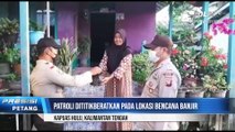 Polres Kapuas Hulu Bantu Warga yang Terdampak Banjir