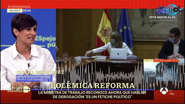 Isabel Rodríguez defiende la derogación de la reforma laboral: Una norma nueva deroga la anterior