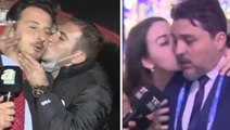 İkisini de taraftar öptü ama biri daha şanssızdı! Sosyal medya yıkılıyor
