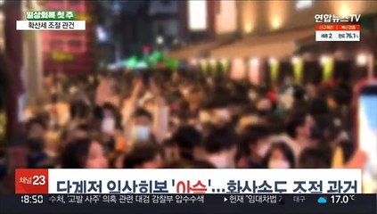 단계적 일상회복 '아슬'…확산속도 조절 관건