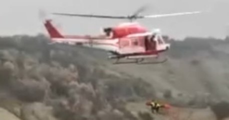 Montalbano Jonico (MT) - Soccorso 83enne disperso da giorni: era in un dirupo (05.11.21)