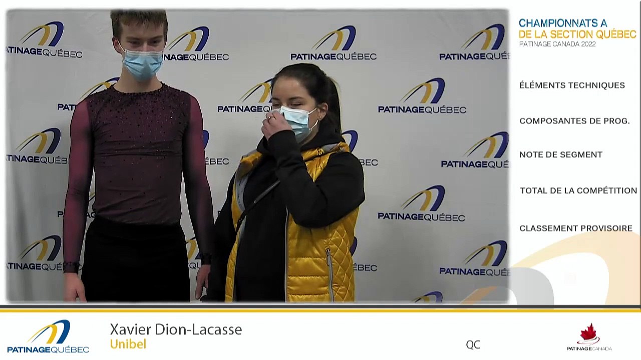 CSA 2022 - Pré-Novice Messieurs Prog. Court - Novice Messieurs Prog. Court - Novice Dames Prog. Court - Junior Messieurs Prog. Court - Senior Messieurs Prog. Court Partie 1