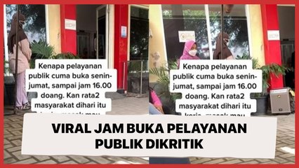Viral Jam Buka Pelayanan Publik Dikritik, 'Kasir Minimarket Jauh Lebih Melayani'