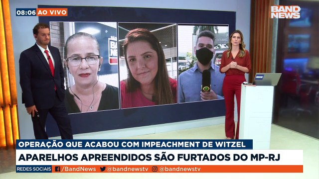 Aparelhos eletrônicos, alvos de busca e apreensão na operação que contribuiu para o impeachment do ex-governador do Rio Wilson Witzel, foram furtados de dentro do Ministério Público. Saiba mais em youtube.com.br/bandjornalismo#BandNews20anos