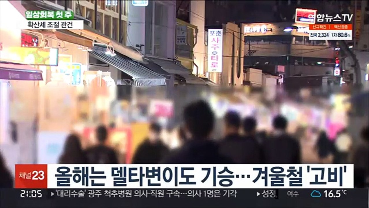 단계적 일상회복 '아슬'…확산속도 조절 관건