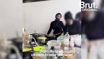 Dans la cuisine partagée de l'Armée du Salut à Paris