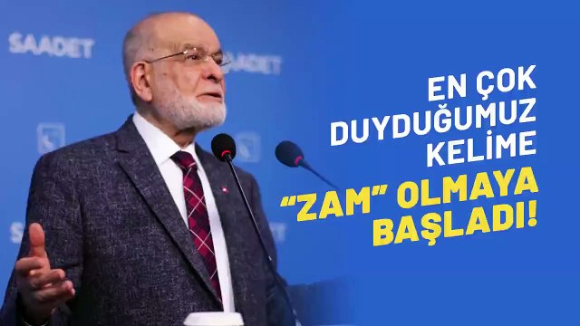 Karamollaoğlu: TÜİK rakamları hafifletmeye çalışsa da milletimizin cebinde hissettiği enflasyon, %100’lere merdiven dayamıştır!