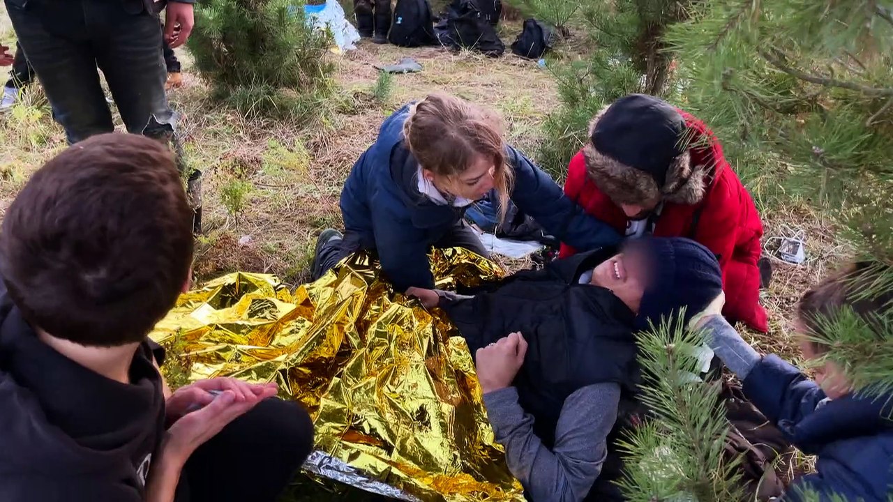 euronews Witness an der polnischen Grenze