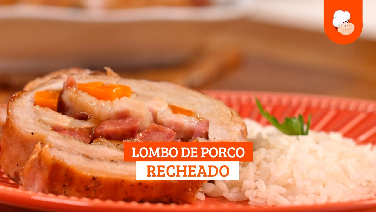 Lombo de porco recheado
