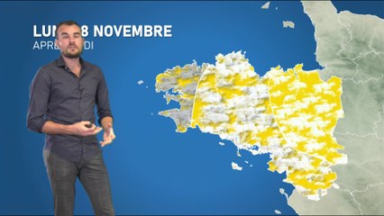 Bulletin météo pour le lundi 8 novembre 2021